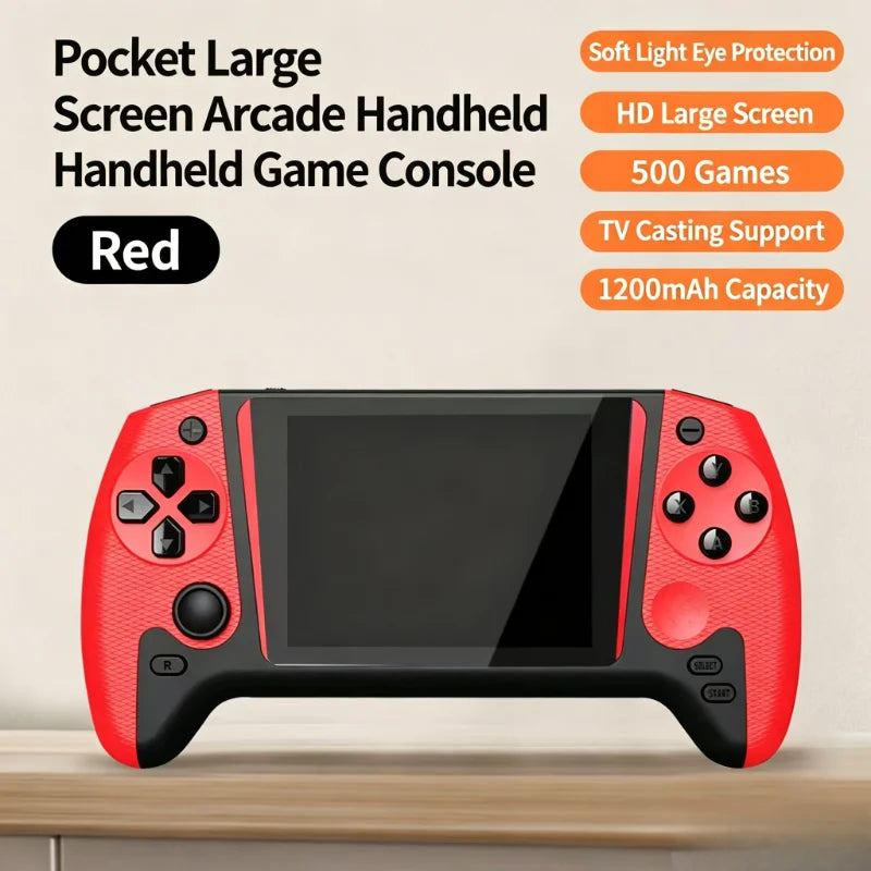 Q21 Retro Handheld Arcade Game Console, 3.5‑Inch HD Screen Dual Joystick, TV Connectable Portable Vintage Gaming Console for Chi