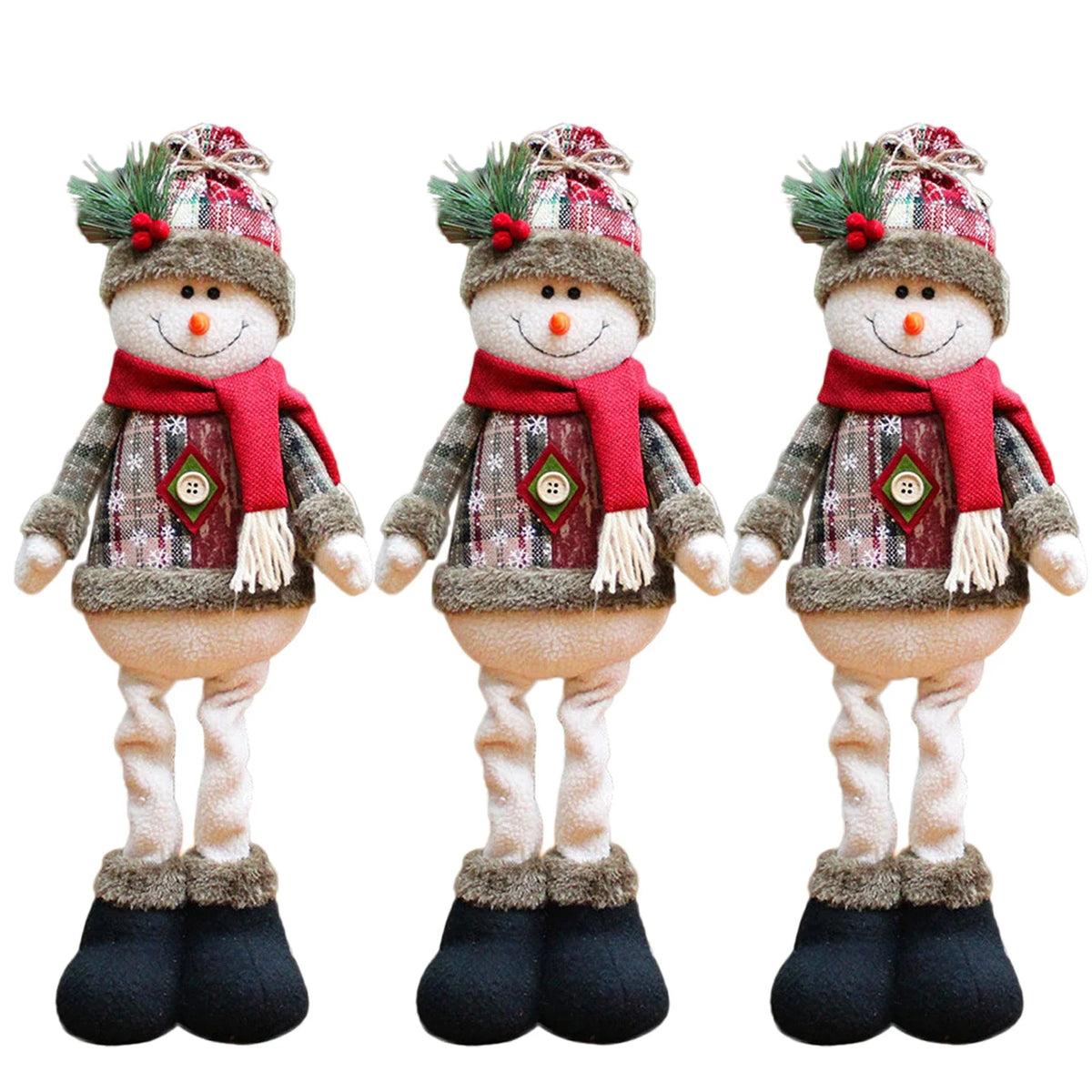 casa decoração decoracion casa Home decoration Christmas Santa Snowman-Reindeer Christmas Decoration Leg Table Mantel Decoration