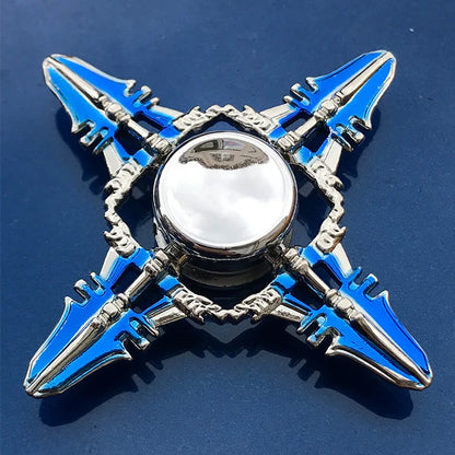 Fidget Spinner Anime Game Cartoon Fingertip Gyroscope Metal Zinc Alloy Mute Hand Spinner Smooth Electroplate Stress Relief Toys
