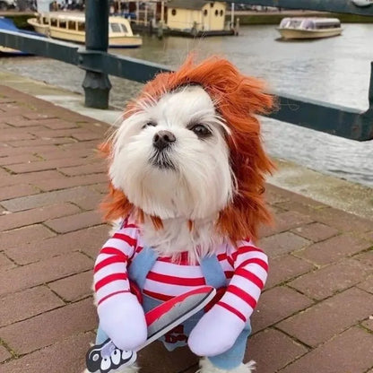 Halloween Pet Cosplay Costume Dog Dress for Small & Medium Dogs – Fun & Stylish Outfit Dogs Cats Pet Playing with Funny Clothes