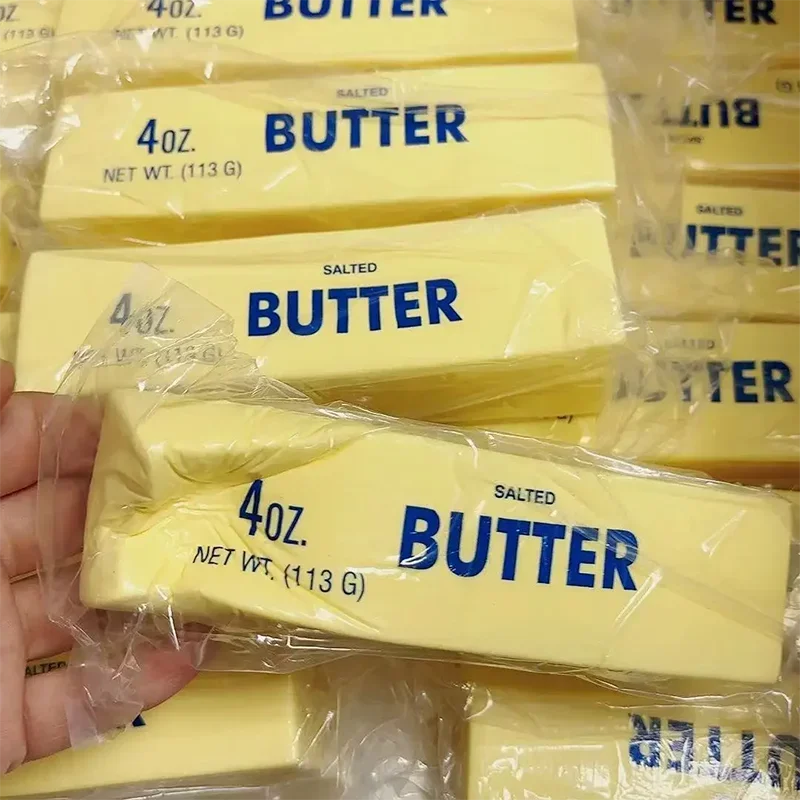 Butter Stick Fidget Toys Squishy Elastic Cheese Stick Funny Decompression Stress Anxiety Relief Game Squeeze Prank Toy
