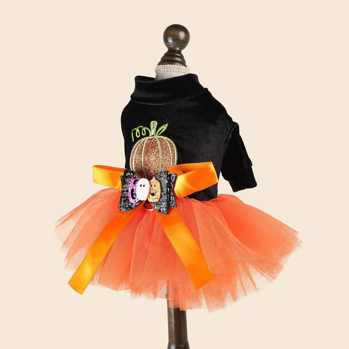 Halloween Costumes Dresses For Dog Elegant Pet Vest With Tutu Skirt Autumn Winter Girl Female Pet Toy Poodle Small Breeds Cat