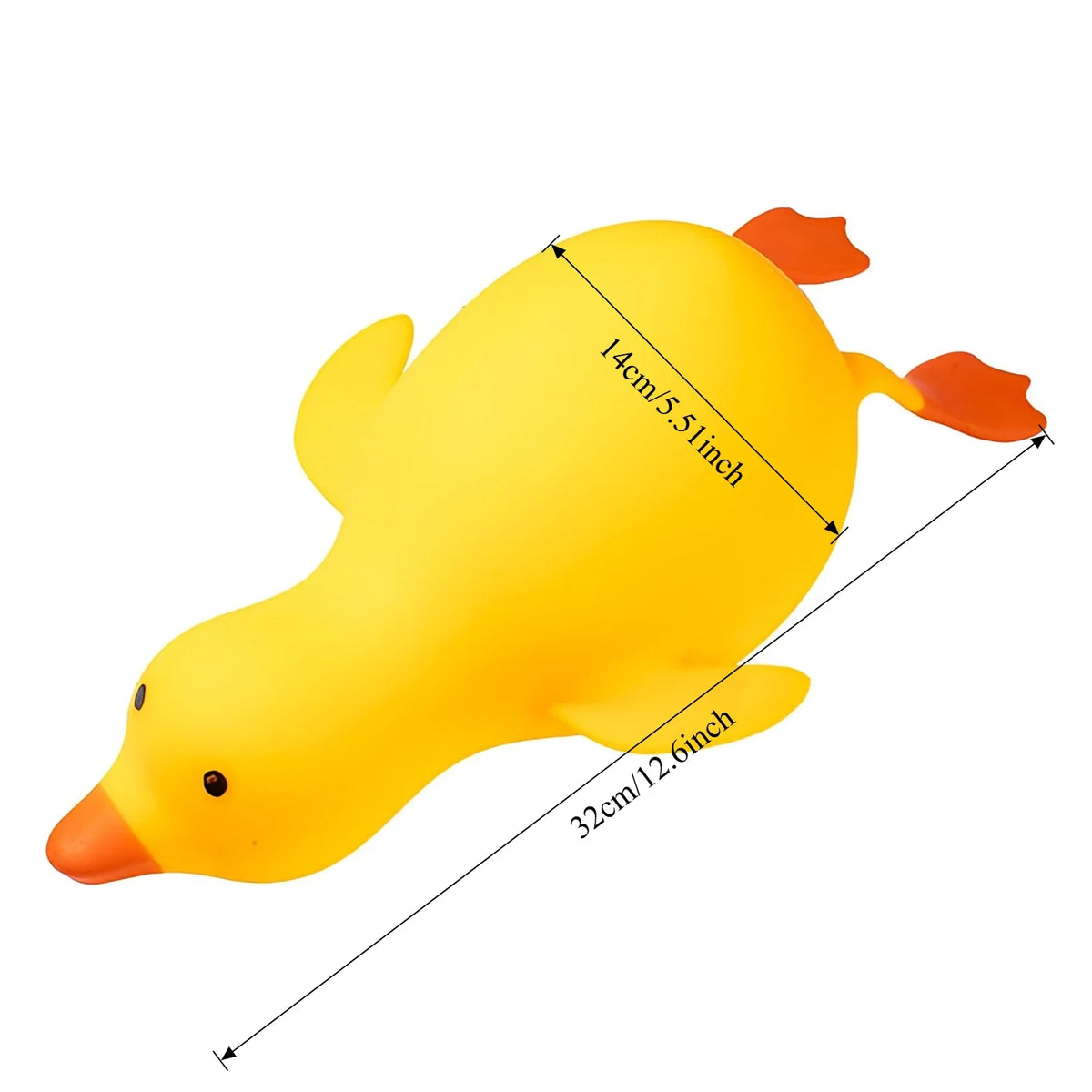 Squishy Duck Goose Stretch Fidget Toy, Cute Animal Vent Squeeze Toy, Antistress Decompression Gift for All Ages