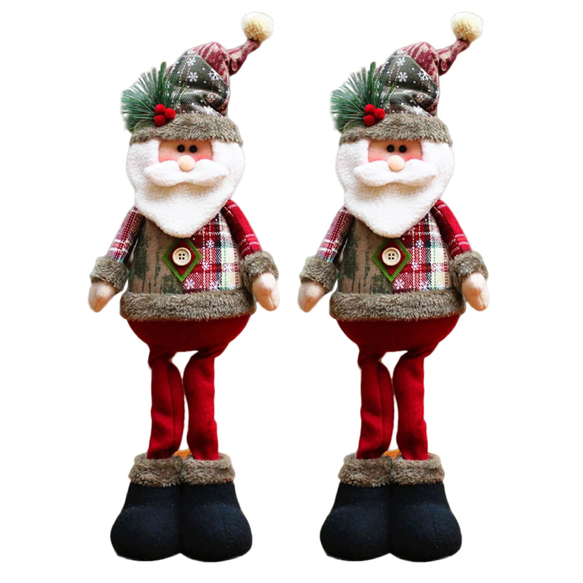 casa decoração decoracion casa Home decoration Christmas Santa Snowman-Reindeer Christmas Decoration Leg Table Mantel Decoration