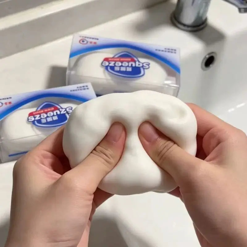 Squishy Soap Stress-Relief Fidget Toy Soft Simulated Soap Squeeze Toy Anti-Anxiety Slow Rebound Relaxing Toy Decompression Gift
