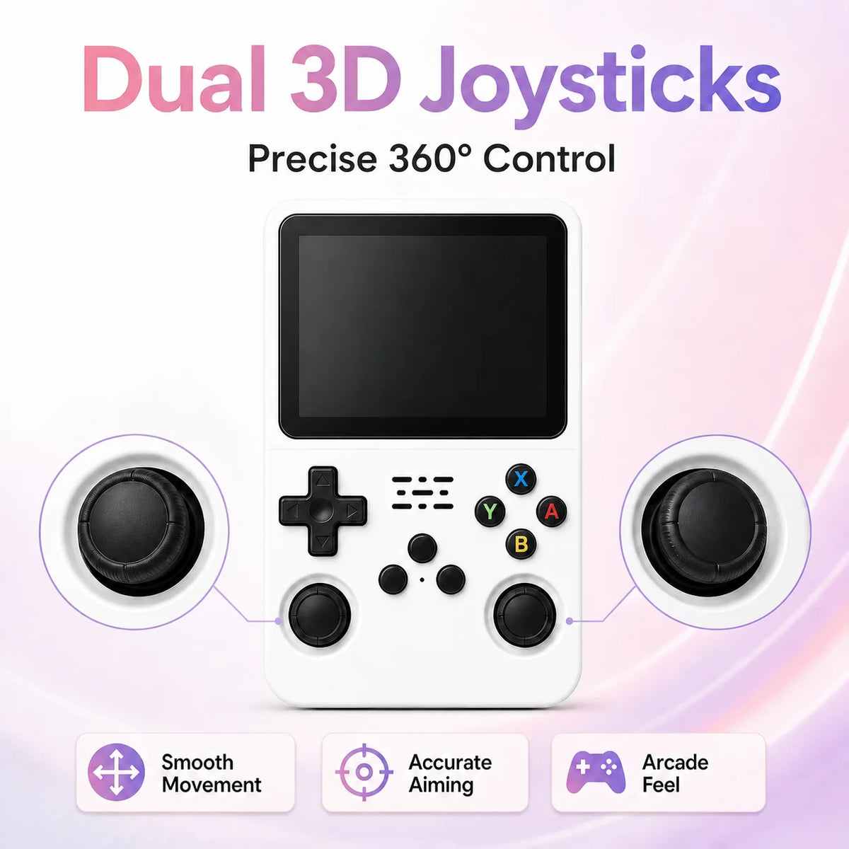 Portable R36S Retro Game Console 64GB/128GB, 3.5 Inch IPS Screen Linux Handheld Pocket Video Game Device, Perfect Gaming Gift