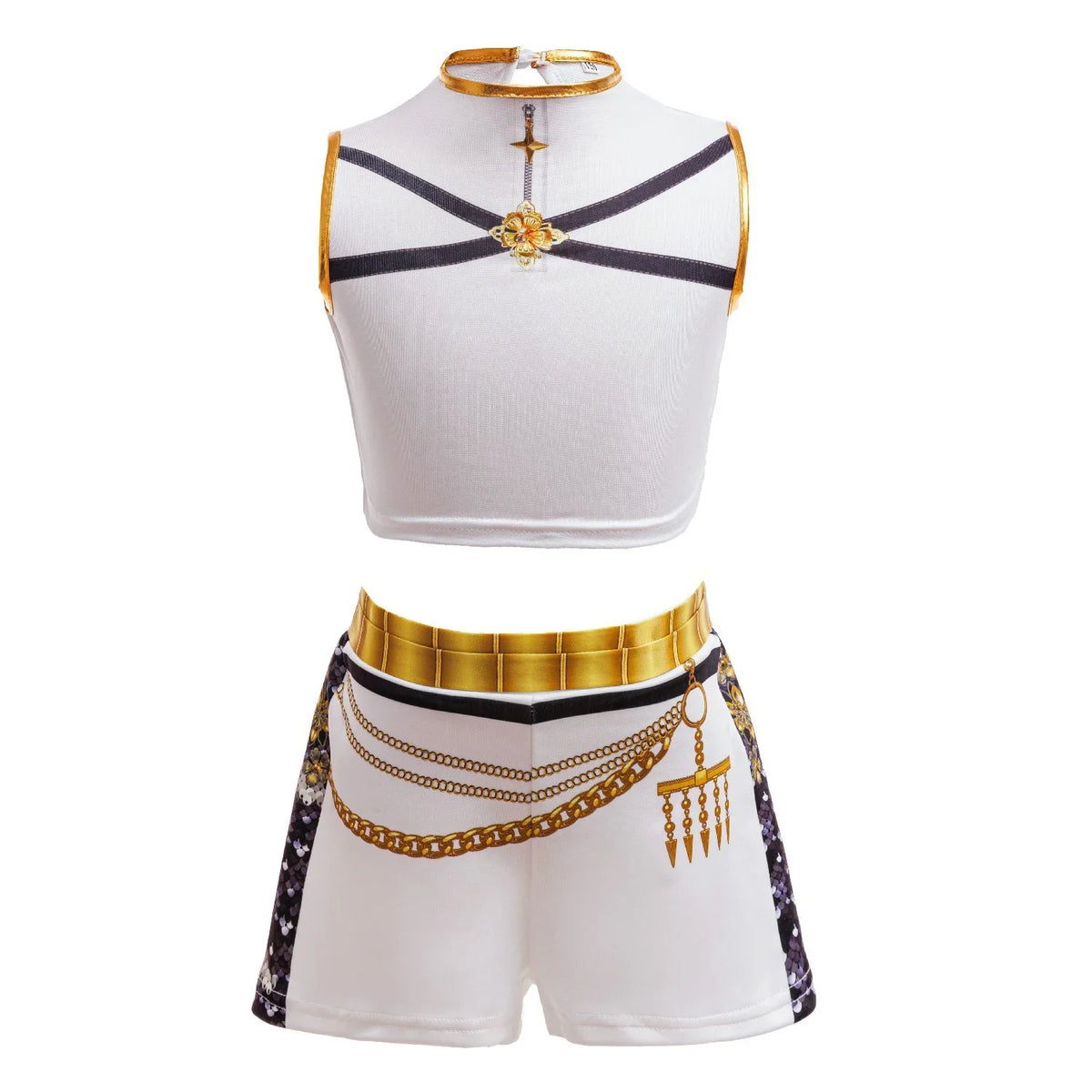Girls Hip Hop Dance Outfit Set Multi Styles Crop Top Jacket Skirt Shorts Kids Jazz Stage Performance Costume