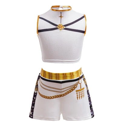 Girls Hip Hop Dance Outfit Set Multi Styles Crop Top Jacket Skirt Shorts Kids Jazz Stage Performance Costume