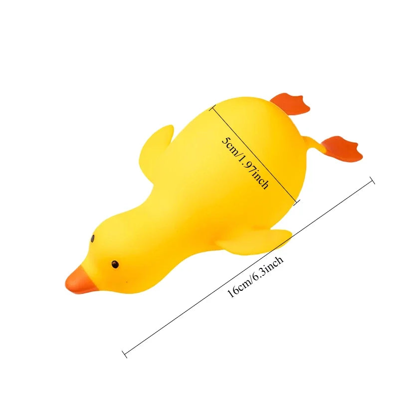 Squishy Duck Goose Stretch Fidget Toy, Cute Animal Vent Squeeze Toy, Antistress Decompression Gift for All Ages
