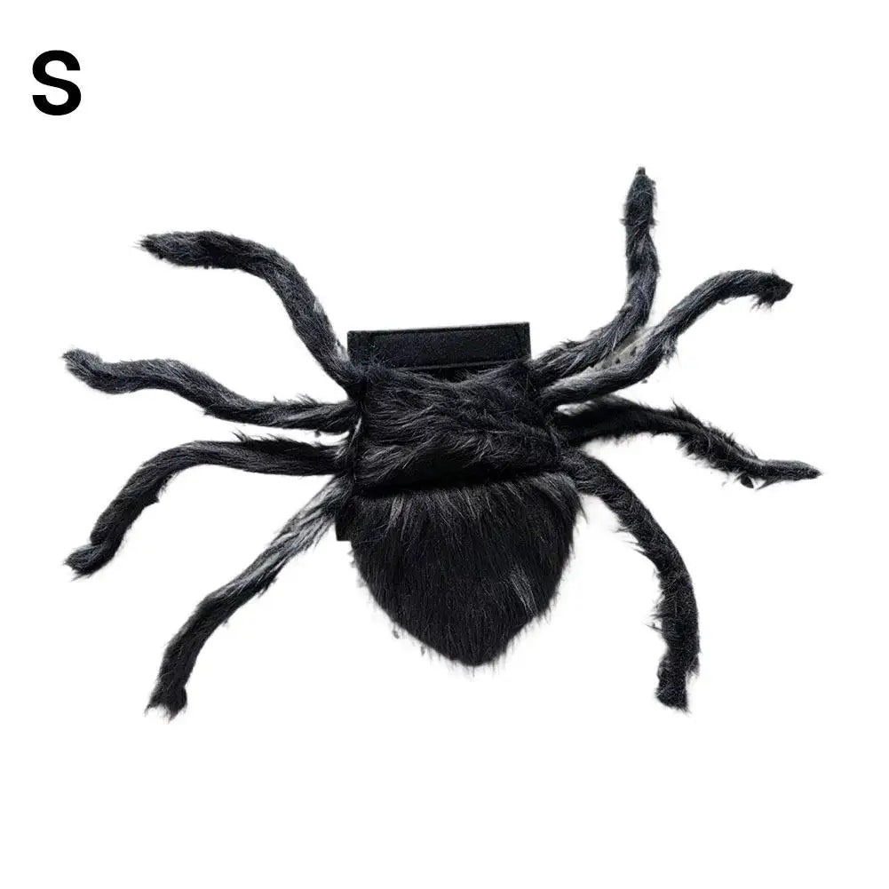 Halloween Pet Spider Costume Funny Realistic Furry Dog Cat Clothes Cosplay Chest Back Outfit Party Costume for Small Medium Dogs