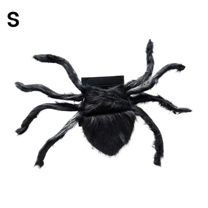 Halloween Pet Spider Costume Funny Realistic Furry Dog Cat Clothes Cosplay Chest Back Outfit Party Costume for Small Medium Dogs