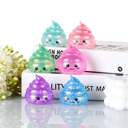 Novelty Squishy Poo Stress Ball Squishies Toys Maltose Funny Stretch Squeeze Fidget Toys for Adults Stress Relief Prank Gift