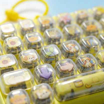 Mini Keyboard Fidget Clicker – 26-Key Pocket Toy