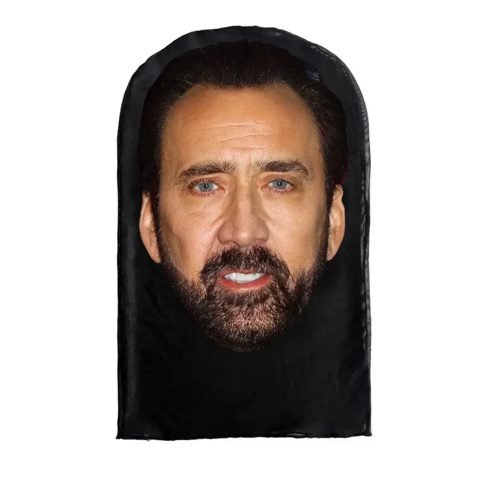 Cosplay 3D Printed Kanye Mask Stretch Mesh Full Face Mask Men Women Role Play Headdress Halloween Masquerade Balaclava Headdress