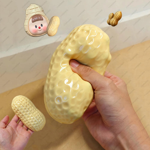 Crunchy Peanut Squishy – Food-Shaped Sensory Fidget