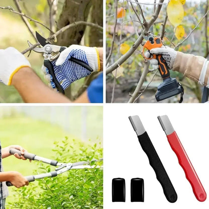 Tungsten Diamond Ceramic Sharpening Stone Professional Knife Scissor Sharpener for Kitchen Garden All Blades Shears Cutting Tool