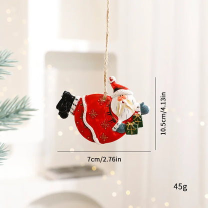 Christmas Tree Decorations Christmas Resin Pendant Ornaments Home Decor DIY Gifts DIY Handmade Jewelry