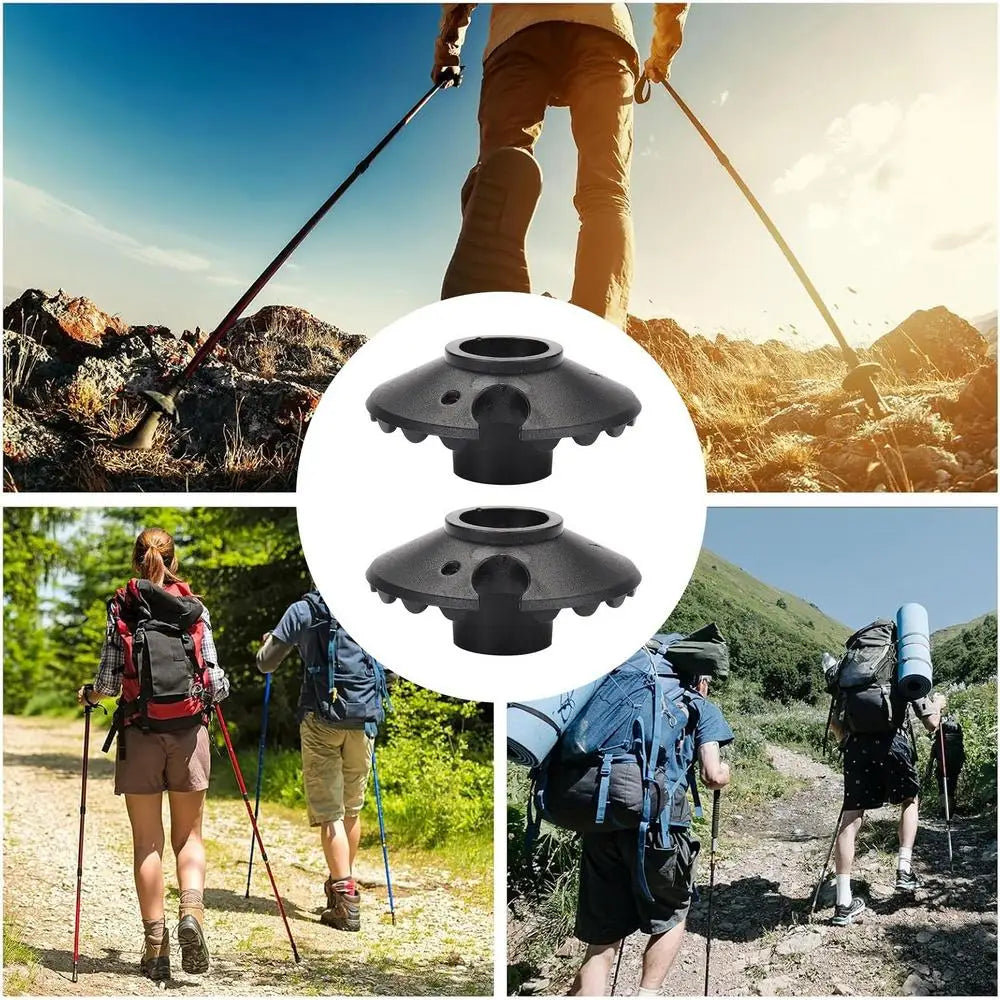 Set of 2 Trekking Pole Baskets Walking Sticks Tip Snow Baskets Replacement Tips Protectors Snow Baskets Mud Baskets for Trekking