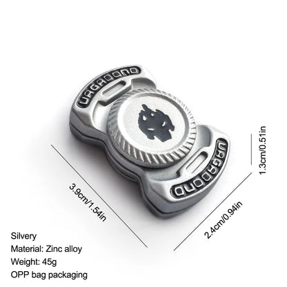 Fun 3-In-1 Game EDC Fidget Toys Personalized Skeleton Ghost Fidget Spinner Alloy Fidget Slider Stress Release Toy Sound Coin Toy