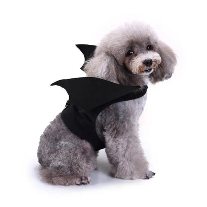 -Halloween Pet Costume - Cute Black Bat Wings Harness Costume For Cats And Dogs, Halloween Party Cosplay, Pet Supplies