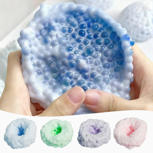 Crunchy Sand-Filled Fidget Balls – Desk Squeeze Toys