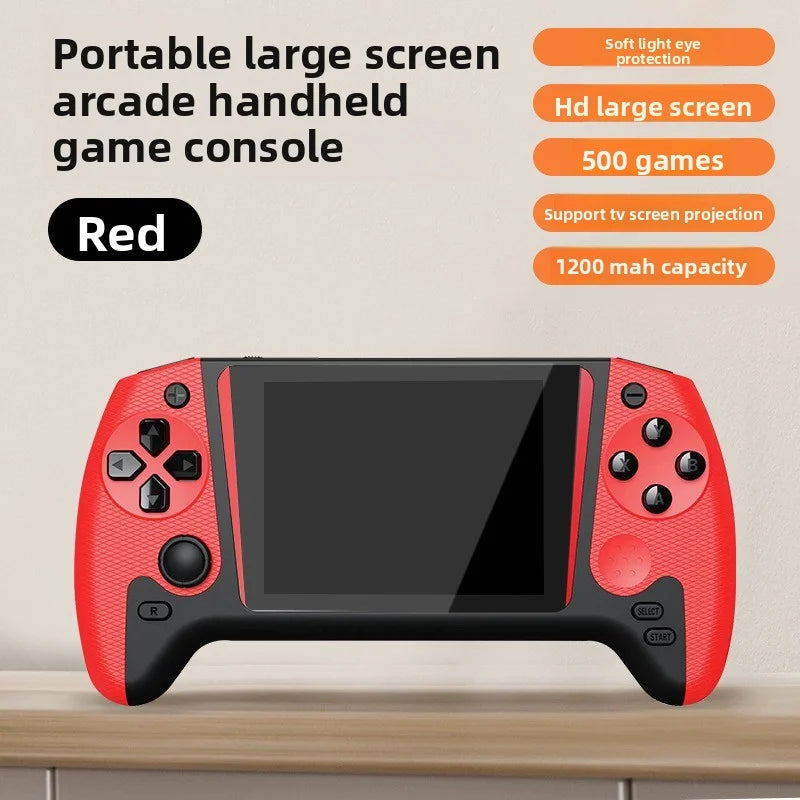 Retro Handheld Game Console LCD Screen Built-in 500-in-one Retro Nostalgic Classic Large-Screen Handheld Console