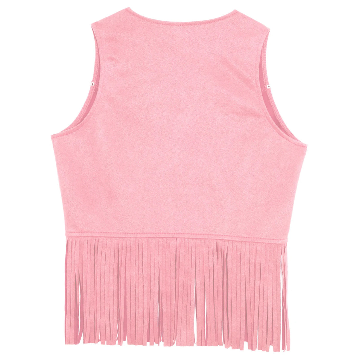 Kids Girl Boy Fringed Vest for Carnival Theme Party Tassels Top Open Front Waistcoat Child Halloween Western Cowboy Costumes