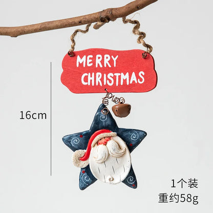 2022 Christmas Tree Decorations Christmas Resin Pendant Ornaments Home Decor DIY Kids Toys Gifts DIY Handmade Jewelry