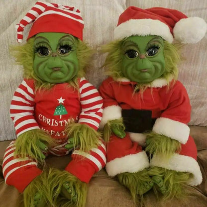 Christmas Dolls Cute Stuffed Plush Toy Room Decor Desktop Ornament Creative Adorable Holiday Decor Children Gift