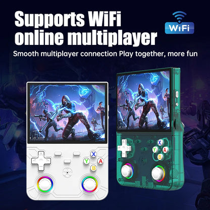 R36 Ultra X Retro Handheld Video Game Console Open Source Linux System with 4.5 Inch IPS Screen Portable Gaming Device