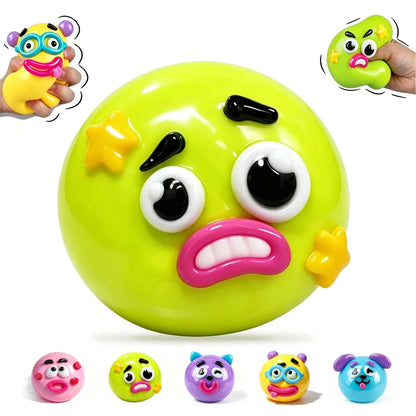 New Smushers Squishy, Curiosities Dog Face Swap Squishy Toy, Soft Moldable Cute Slow Rise Squeeze Toy, Stress Rela Relief Toy