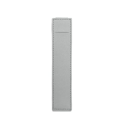 Pu Leather Pen Bag Elastic Buckle Book Notebook Fashion School Pen Case for Office Meeting Easy Carry Office Student Stationery