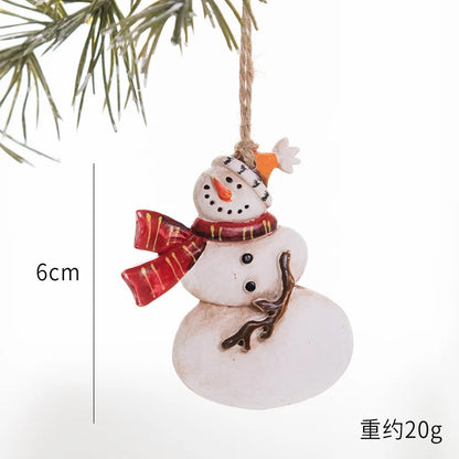 2022 Christmas Tree Decorations Christmas Resin Pendant Ornaments Home Decor DIY Kids Toys Gifts DIY Handmade Jewelry