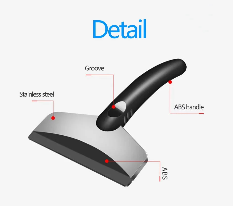 Durable Car Snow Shovel Car Windshield Snow Removal Scraper Ice Shovel Window Cleaning Tool for All Car Accessories Removal