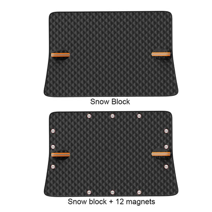 Winter Car Window Snow Cover Large Size Magnetic Car Windshield Snow Cover Anti Freeze Snow Windshield Covers Glass Sun Visor