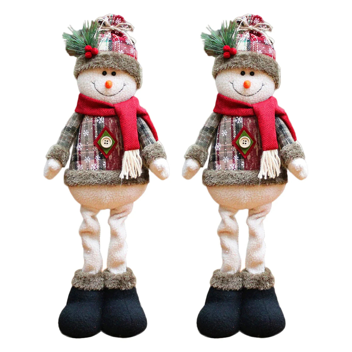 casa decoração decoracion casa Home decoration Christmas Santa Snowman-Reindeer Christmas Decoration Leg Table Mantel Decoration