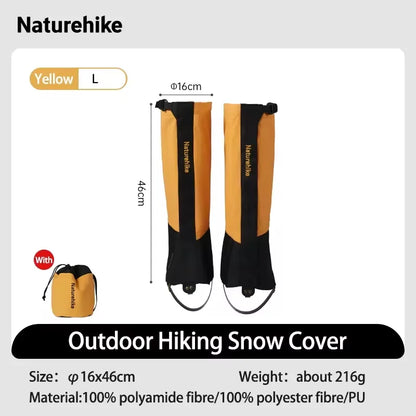 Naturehike Outdoor Trekking Snow Leggings Waterproof Snow Boot Shoe Cover Adjustable Warm Foot Cover Skiing Climbing Snowshoeing