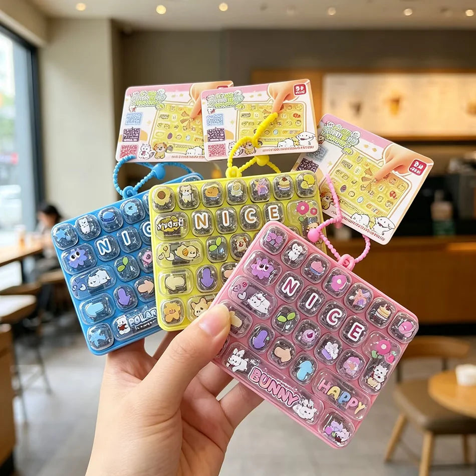 Mini Keyboard Fidget Clicker – 26-Key Pocket Toy