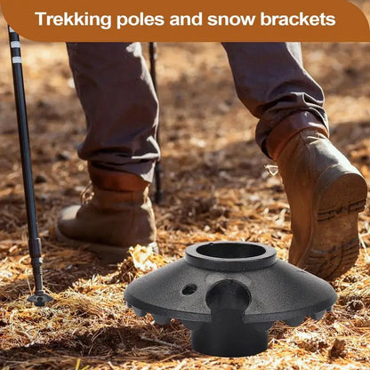Set of 2 Trekking Pole Baskets Walking Sticks Tip Snow Baskets Replacement Tips Protectors Snow Baskets Mud Baskets for Trekking