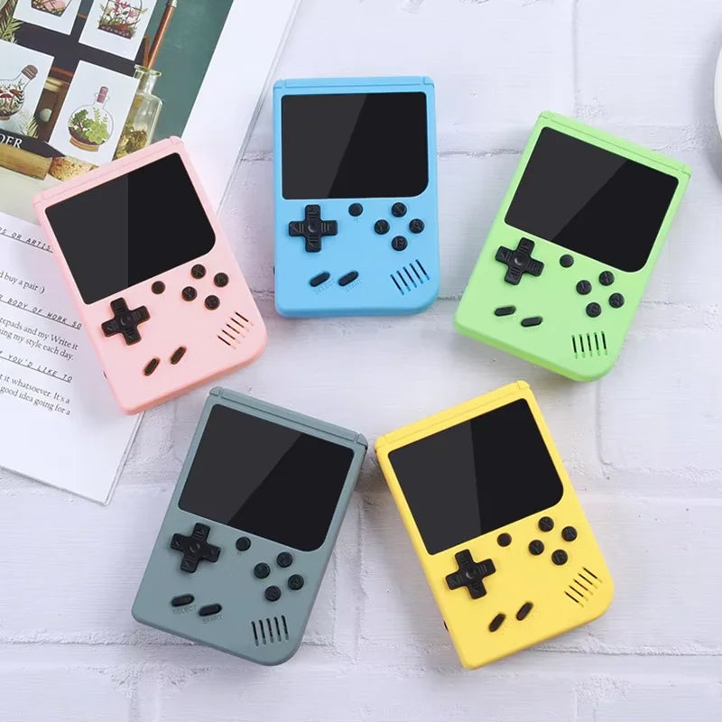 Retro Handheld Games Console Built-in 400 Video Games Portable Gaming Player with 2.4 Inch IPS Screen and Rechargeable Battery
