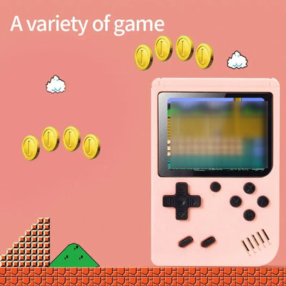 Retro Handheld Games Console Built-in 400 Video Games Portable Gaming Player with 2.4 Inch IPS Screen and Rechargeable Battery