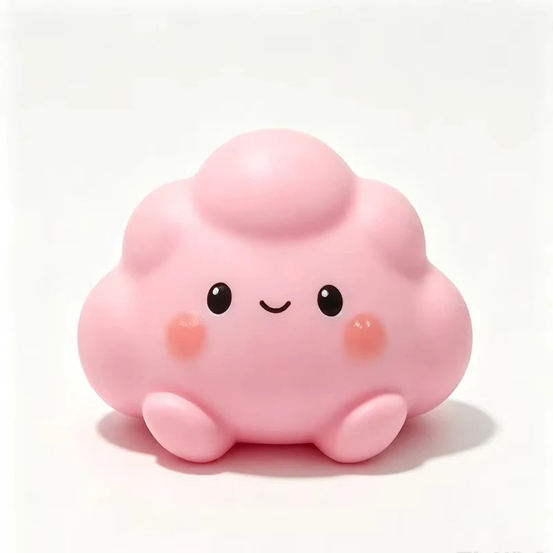 Squishy Cloud Shape Stress Relief Toy, Soft Silicone Sensory Fidget, Cute Kawaii Desk Decor for Adults