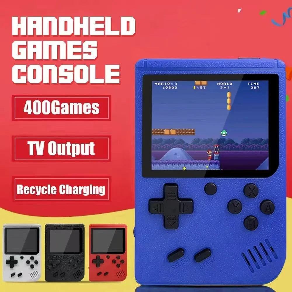 New Retro Mini Handheld Game Console 8-Bit Portable Game Player, Classic Gaming Device Support AV Output