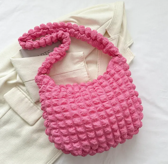 Pleated Cloud Shoulder Bag