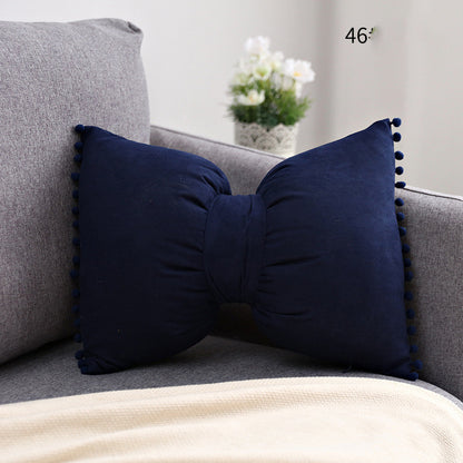 Bow Knot Accent Pillow