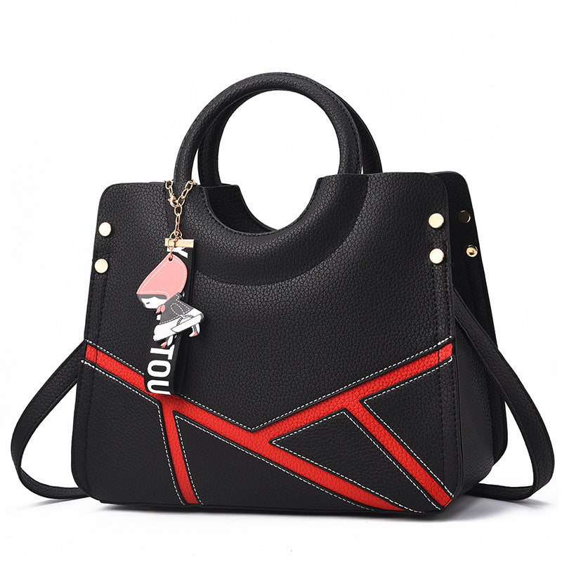 Retro Stitch Shoulder Bag