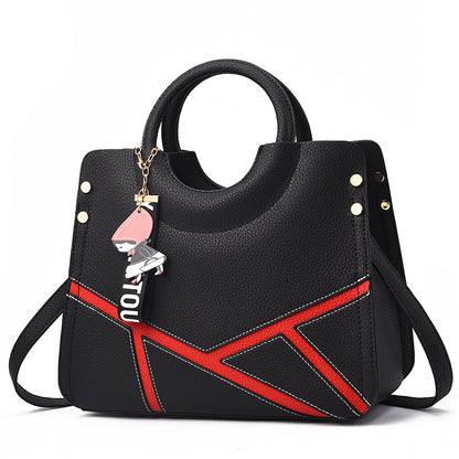 Retro Stitch Shoulder Bag