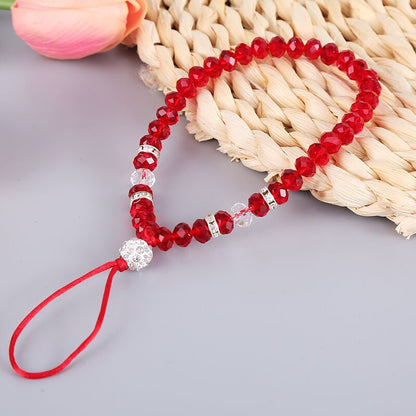Crystal Phone Wrist Strap
