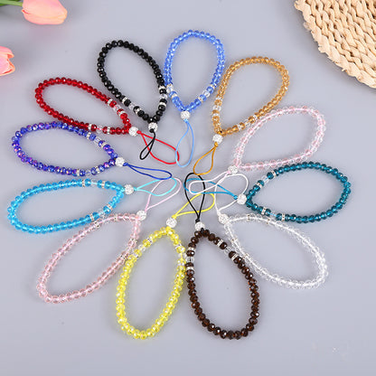 Crystal Phone Wrist Strap