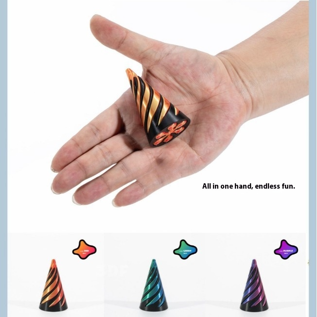 SpinPyramid 3D Fidget Toy